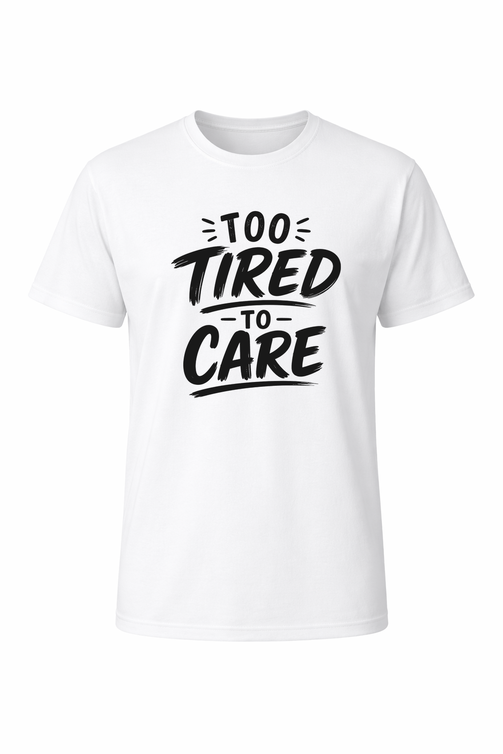 To Tired To Care Women’s Short Sleeve Shirts