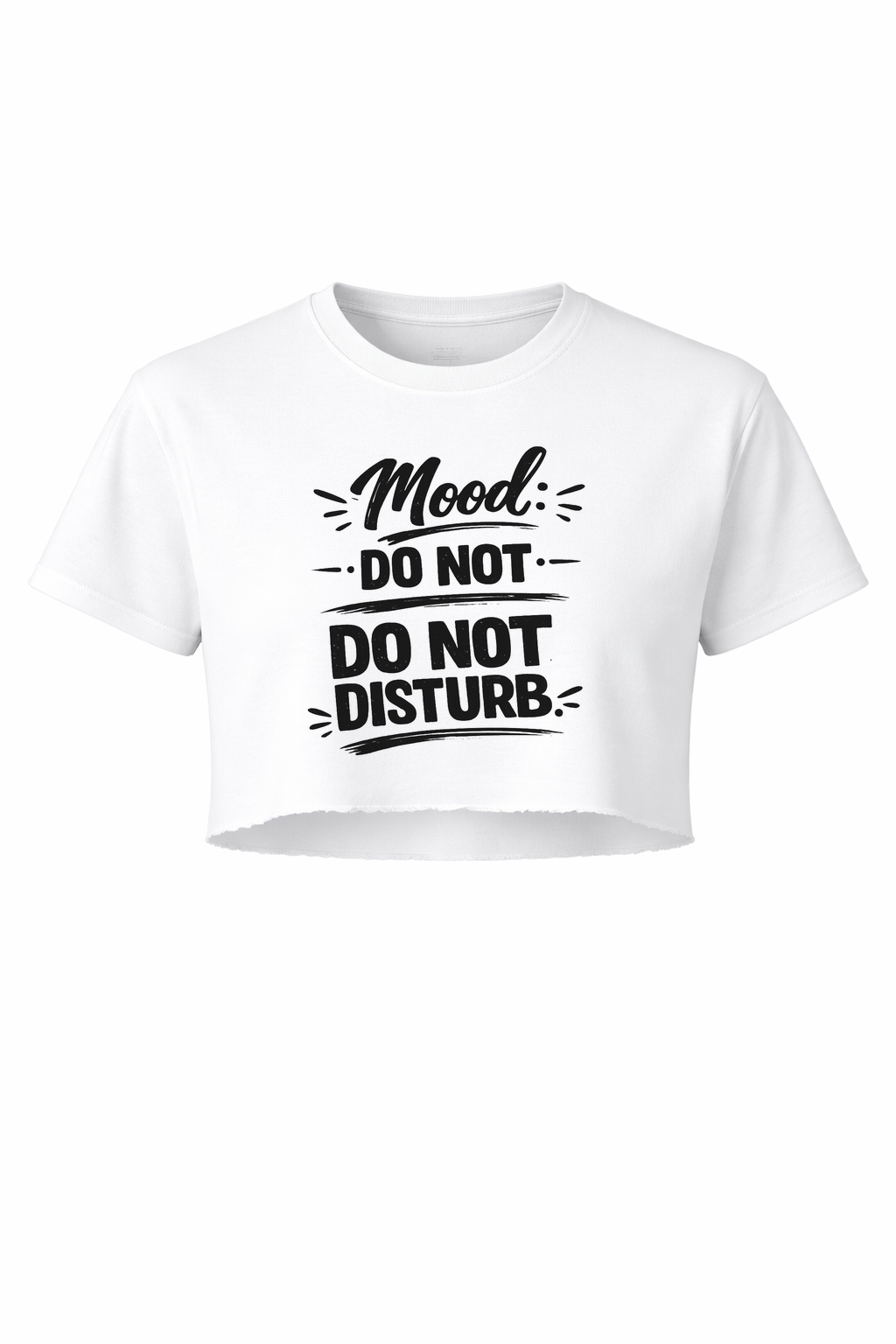 Do Not Disturb Women’s Short Sleeve Crop Top