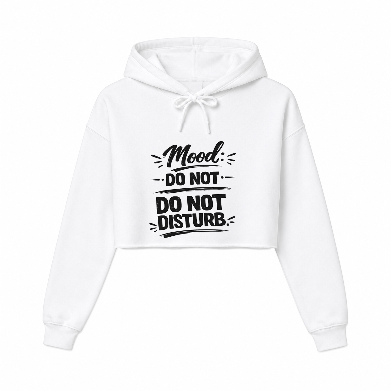 Do Not Disturb Women’s Cropped Hoodie
