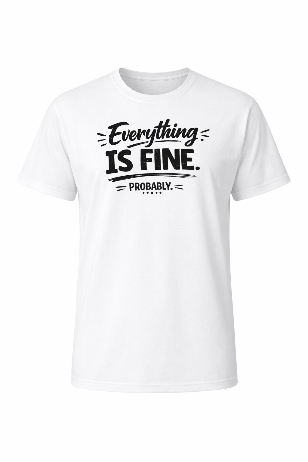 Everything is Fine. Probably Women’s Short Sleeve Shirts