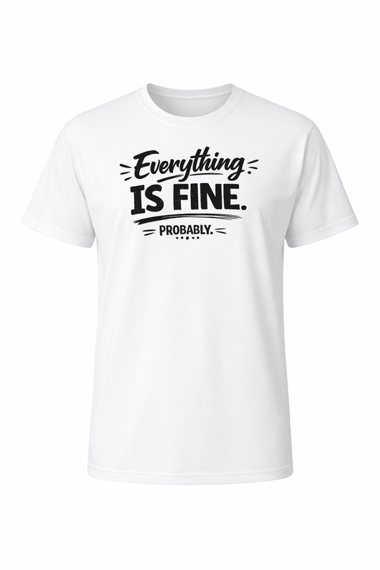 Everything is Fine. Probably Women’s Short Sleeve Shirts