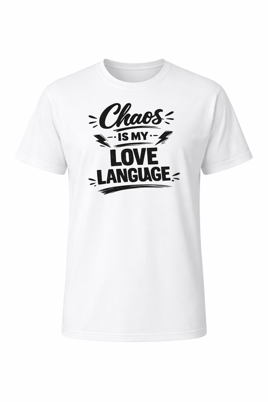 Chaos is my love language Women’s Short Sleeve Shirts